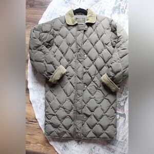 Eddie Bauer Vintage Quilted Down Puffer Coat